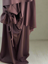 Load image into Gallery viewer, Wide abaya w/ diamond khimar