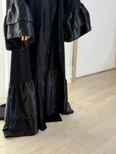 Load image into Gallery viewer, Double satin ruffle Abaya