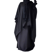 Load image into Gallery viewer, Three piece Abaya w/ scruntch sleeves