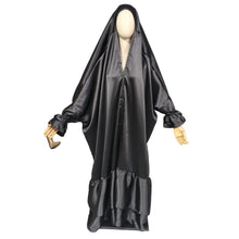 Load image into Gallery viewer, Double Ruffle Satin Jilbab
