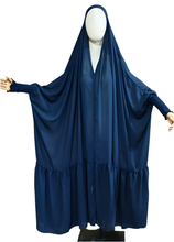 Load image into Gallery viewer, Ruffle Cape (navy)
