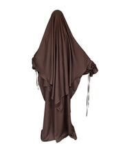 Load image into Gallery viewer, Wide abaya w/ diamond khimar
