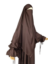 Load image into Gallery viewer, Wide abaya w/ diamond khimar
