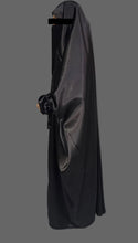 Load image into Gallery viewer, Satin snap front Jilbaab
