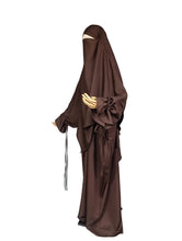 Load image into Gallery viewer, Wide abaya w/ diamond khimar
