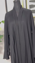 Load and play video in Gallery viewer, Wide Pleated Abaya
