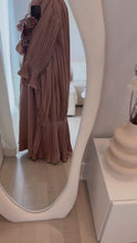 Load and play video in Gallery viewer, Three piece Pleated Open Abaya/Duster 2.0
