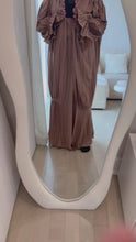 Load and play video in Gallery viewer, Three piece Pleated Open Abaya/Duster 2.0
