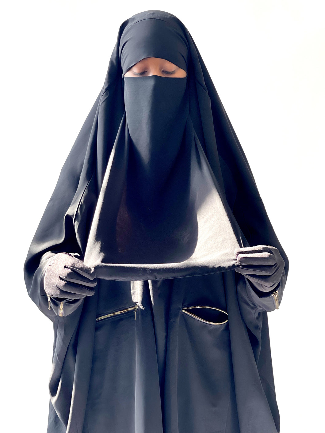 Half Niqab (Black)