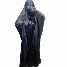 Load image into Gallery viewer, Satin snap front Jilbaab
